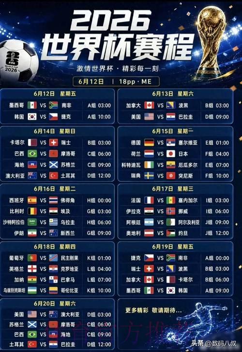 2026年世界杯足球赛竞猜网站精选推荐