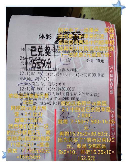 世界杯竞彩获奖几率与赔率深度解读 世界杯竞彩获奖几率与赔率深度解读